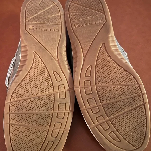 EUC Sperry Women’s Light Gray Boat Shoes, 10 - Picture 7 of 7